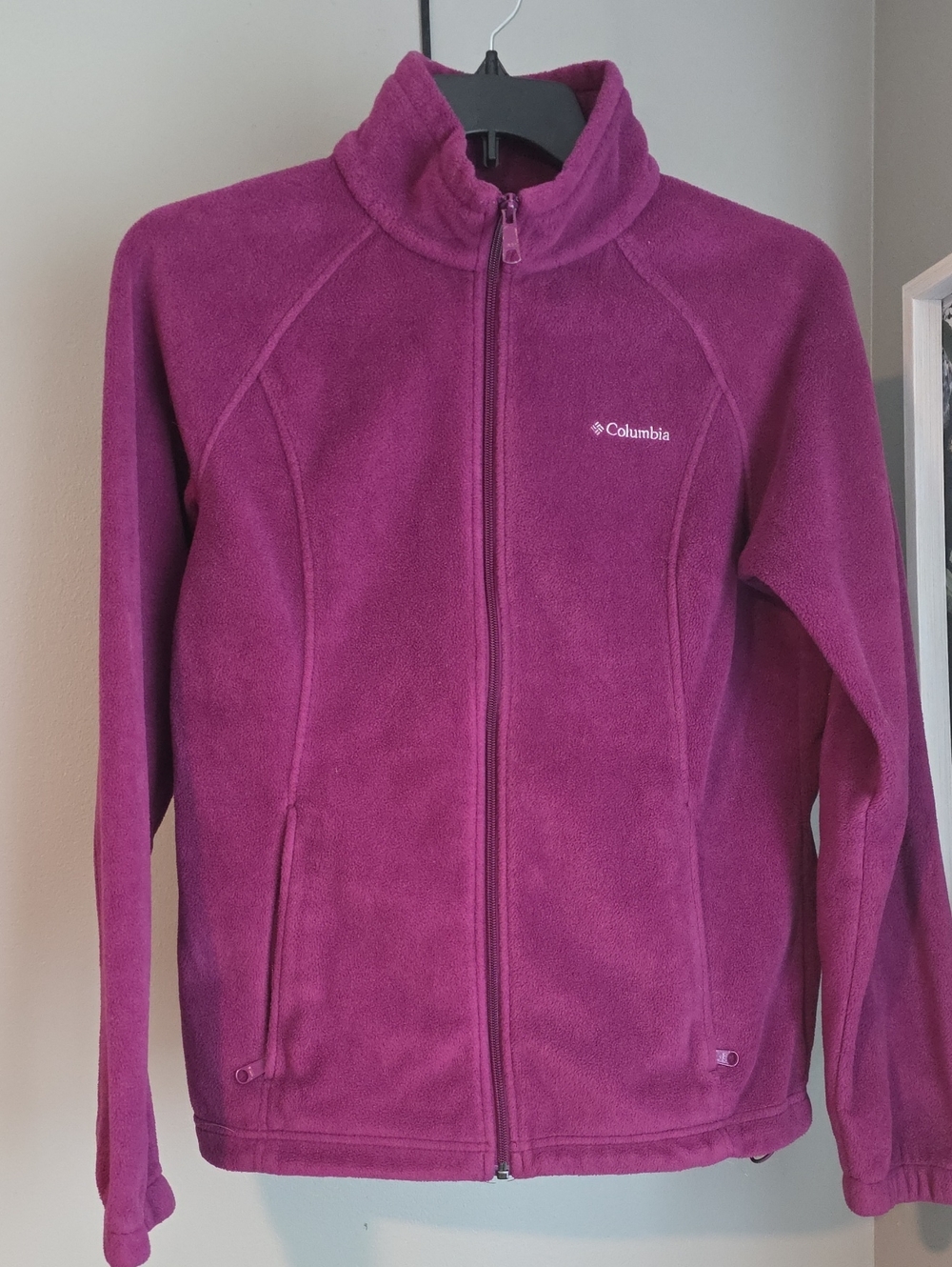Columbia Women's Full-Zip Fleece Jacket - Plum Size Large